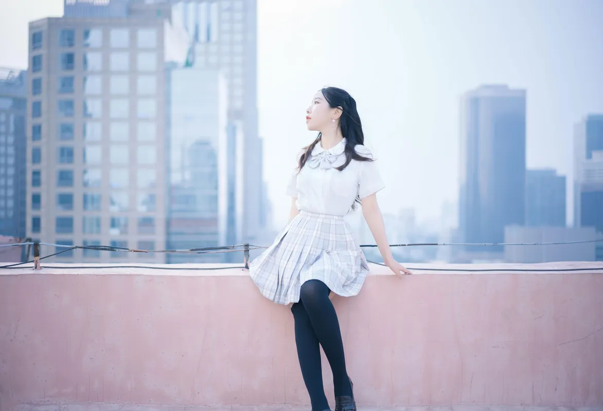 008 - 天台JK - JK类型写真