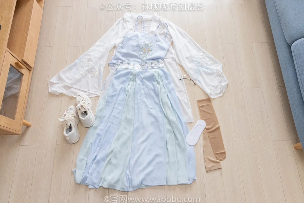 BoBoSocks袜啵啵 No.643 小甜豆-汉服、白船袜、薄肉丝、裸足 - BoBoSocks袜啵啵