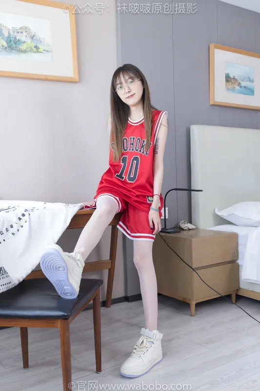 BoBoSocks袜啵啵 No.644 稚予-板鞋、拖鞋、薄白丝、五指薄灰丝 - BoBoSocks袜啵啵